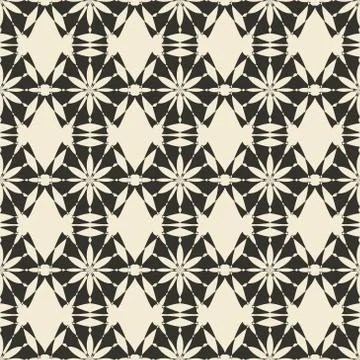 Geometric ornament seamless pattern.   Stock Illustration