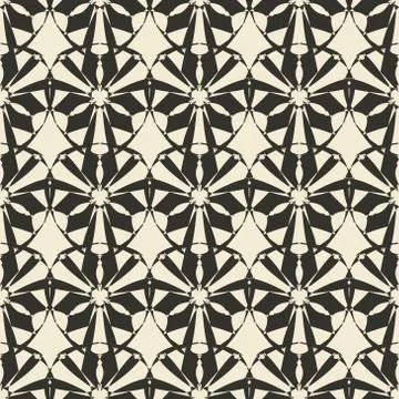 Geometric ornament seamless pattern.   Stock Illustration