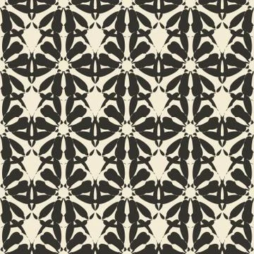 Geometric ornament seamless pattern.   Stock Illustration