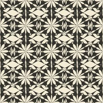 Geometric ornament seamless pattern.  Stock Illustration