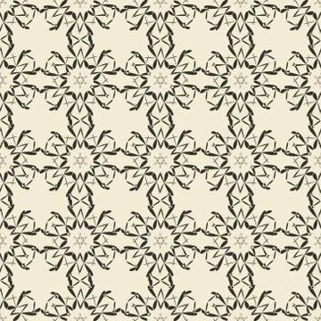 Geometric ornament seamless pattern.   Stock Illustration