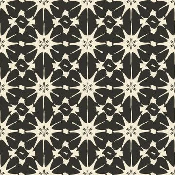 Geometric ornament seamless pattern.   Stock Illustration