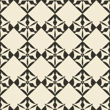Geometric ornament seamless pattern.  Stock Illustration