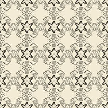 Geometric ornament seamless pattern.  Stock Illustration