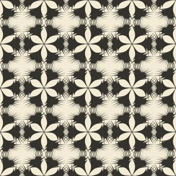 Geometric ornament seamless pattern.   Stock Illustration