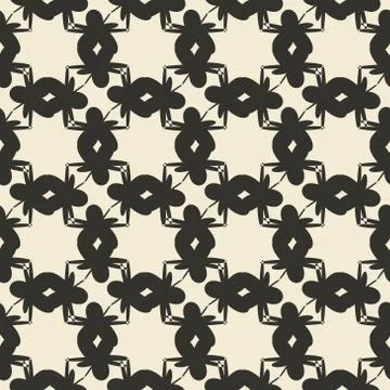 Geometric ornament seamless pattern.  Stock Illustration