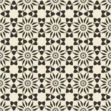 Geometric ornament seamless pattern.   Stock Illustration