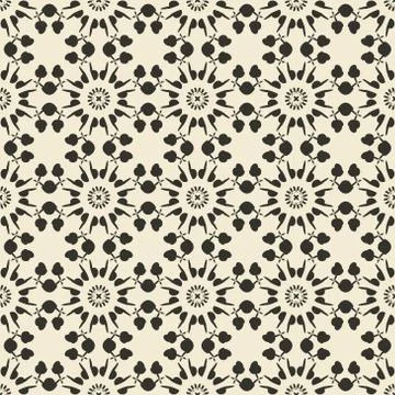 Geometric ornament seamless pattern.   Stock Illustration