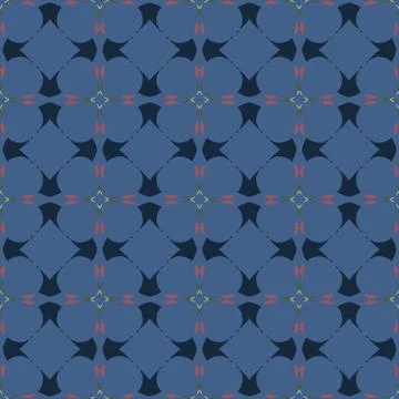 Geometric ornament seamless pattern.   Stock Illustration