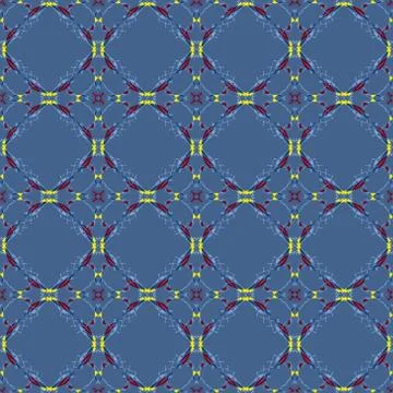 Geometric ornament seamless pattern.   Stock Illustration