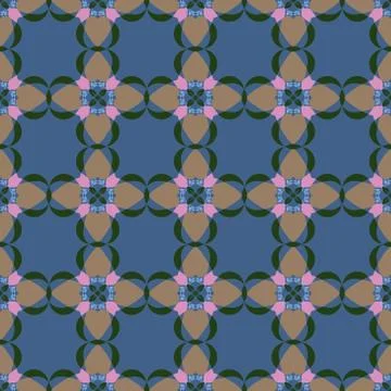 Geometric ornament seamless pattern.   Stock Illustration