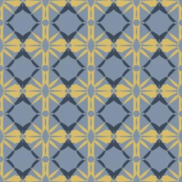 Geometric ornament seamless pattern.   Stock Illustration