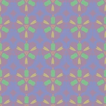 Geometric ornament seamless pattern.   Stock Illustration