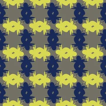 Geometric ornament seamless pattern.   Stock Illustration