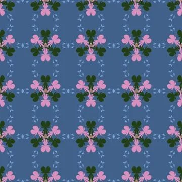 Geometric ornament seamless pattern.   Stock Illustration