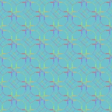 Geometric ornament seamless pattern Stock Illustration