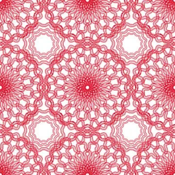 Geometric  ornament - seamless pattern - tangier grid, abstract guilloche bac Stock Illustration