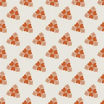 Geometric ornament seamless pattern.  Textile design template seamless Stock Illustration