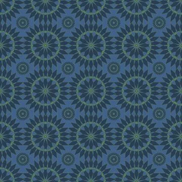 Geometric ornament seamless pattern.  Textile design template seamless Stock Illustration