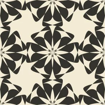 Geometric ornament seamless pattern.  Textile design template seamless Stock Illustration