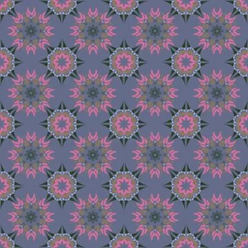 Geometric ornament seamless pattern.  Textile design template seamless Stock Illustration