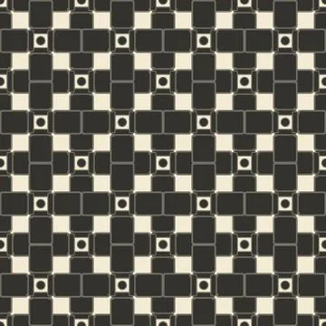 Geometric ornament seamless pattern.  Textile design template seamless Stock Illustration