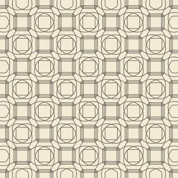 Geometric ornament seamless pattern.  Textile design template seamless Stock Illustration