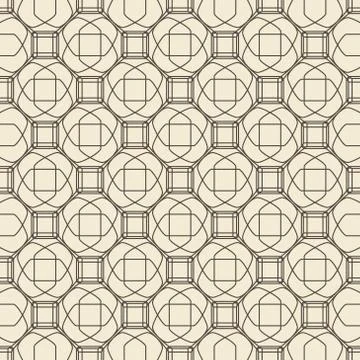 Geometric ornament seamless pattern.  Textile design template seamless Stock Illustration