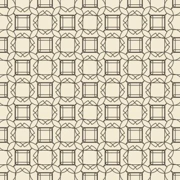Geometric ornament seamless pattern.  Textile design template seamless Stock Illustration