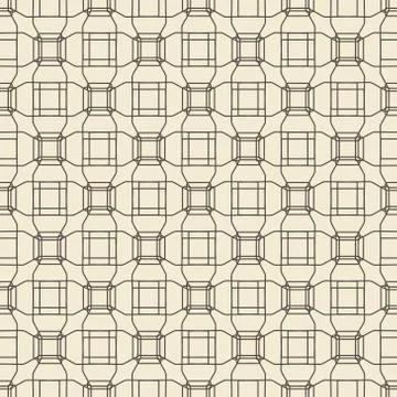 Geometric ornament seamless pattern.  Textile design template seamless Stock Illustration