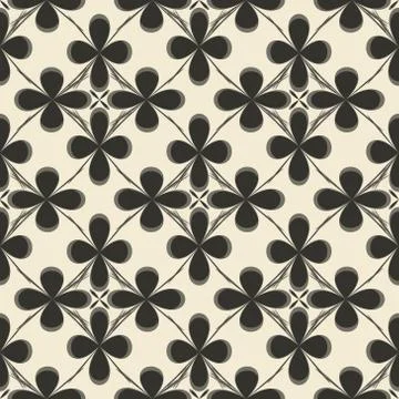 Geometric ornament seamless pattern.  Textile design template seamless Stock Illustration