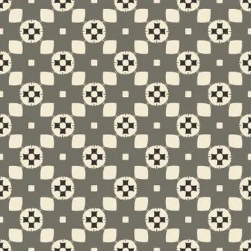 Geometric ornament seamless pattern.  Textile design template seamless Stock Illustration