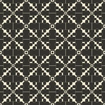 Geometric ornament seamless pattern.  Textile design template seamless Stock Illustration