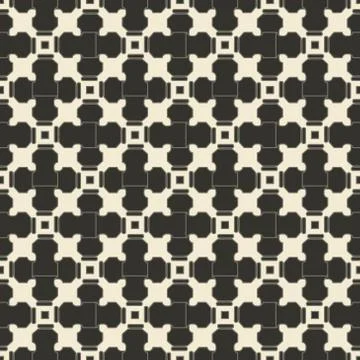 Geometric ornament seamless pattern.  Textile design template seamless Stock Illustration