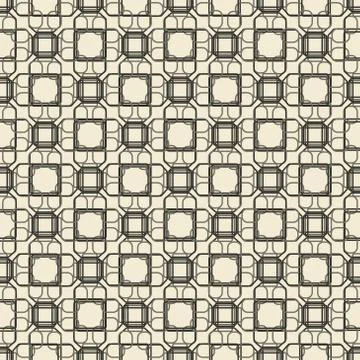 Geometric ornament seamless pattern.  Textile design template seamless Stock Illustration