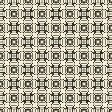 Geometric ornament seamless pattern.  Textile design template seamless Stock Illustration