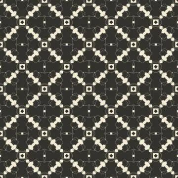 Geometric ornament seamless pattern.  Textile design template seamless Stock Illustration