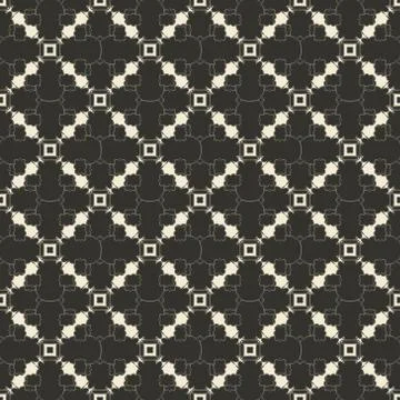 Geometric ornament seamless pattern.  Textile design template seamless Stock Illustration