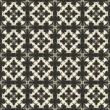Geometric ornament seamless pattern.  Textile design template seamless Stock Illustration