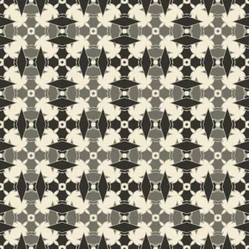 Geometric ornament seamless pattern.  Textile design template seamless Stock Illustration