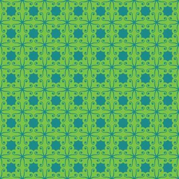 Geometric ornamental pattern forming an elegant decorative mesh Stock Illustration