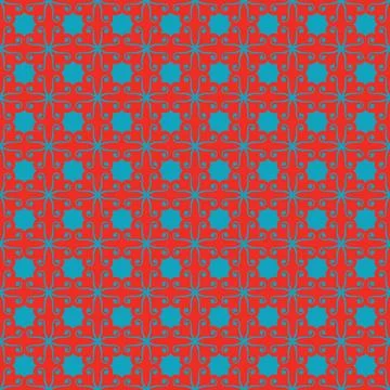 Geometric ornamental pattern forming an elegant decorative mesh Stock Illustration