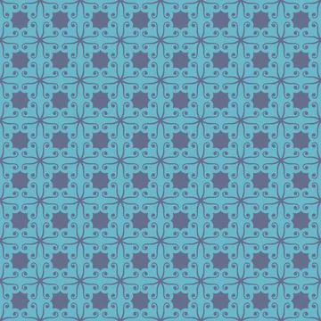 Geometric ornamental pattern forming an elegant decorative mesh Stock Illustration