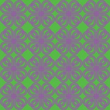 Geometric ornamental pattern forming an elegant decorative mesh Stock Illustration