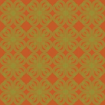 Geometric ornamental pattern forming an elegant decorative mesh Illustrazione stock