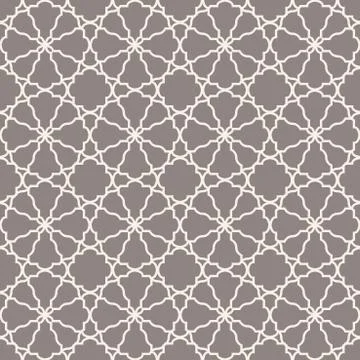 Geometric ornamental pattern - seamless. Illustrazione stock