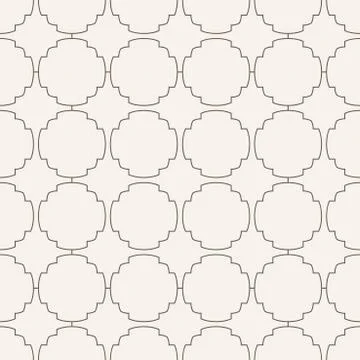 Geometric ornamental pattern - seamless. Illustrazione stock