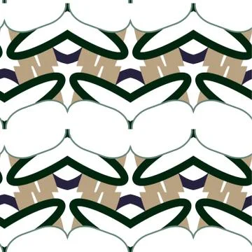 Geometric ornamental vector pattern. Seamless design. イラスト素材