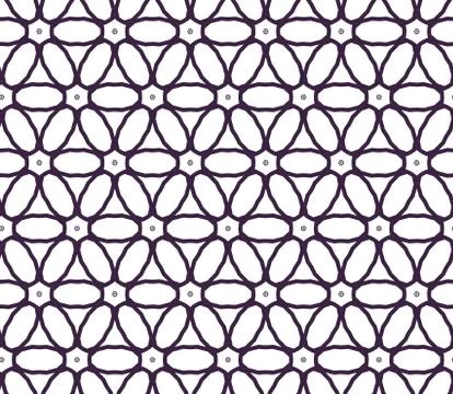 Geometric ornamental vector pattern. Seamless design. Stock Illustration