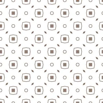 Geometric ornamental vector pattern. Seamless design. Illustrazione stock